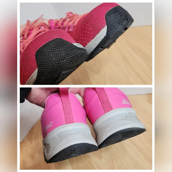 Thorogood Pink Ast low hard toe work shoes. Women's size 8. - Picture 16 of 16
